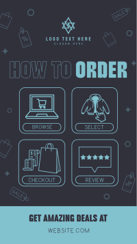 Simple Ordering Guide Facebook Story Preview