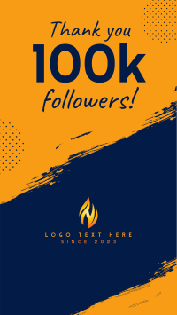 100k Followers Instagram Story Design