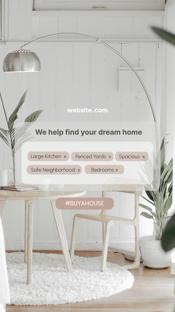 Your Dream Home Facebook Story Design