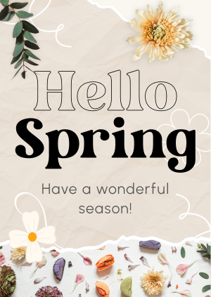 Hello Spring Poster Image Preview