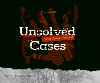 Unsolved Crime Podcast Facebook Post Design