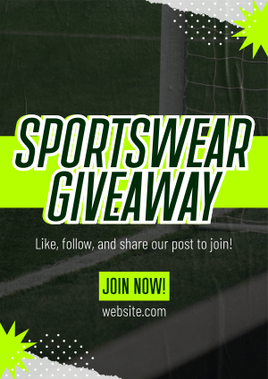 Sportswear Giveaway Flyer Image Preview