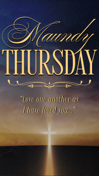 Holy Thursday Instagram story Image Preview
