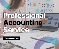 Professional Accounting Service Facebook Post Design
