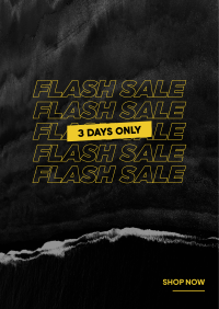 Flash Sale Yellow Poster Image Preview