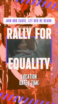 Women's Equality Rally TikTok video Image Preview