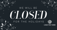 Closed for Christmas Facebook Ad Image Preview