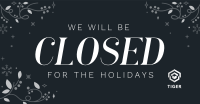 Closed for Christmas Facebook Ad Design