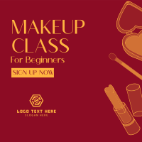 Beginner Makeup Class Instagram Post Design