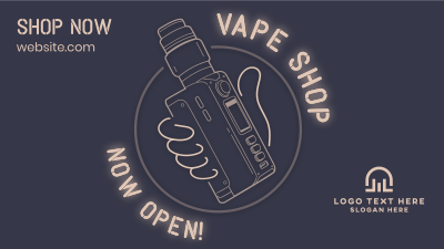 Vape Handle Facebook event cover Image Preview