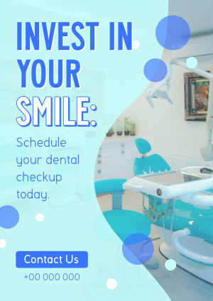 Dental Health Checkup Poster Image Preview