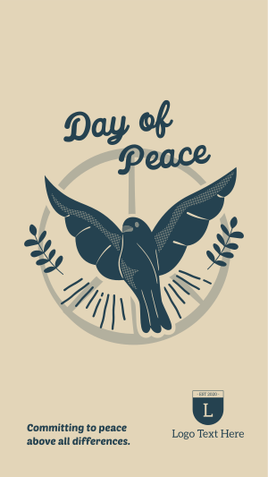 World Peace Dove Instagram story