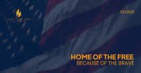 America Veteran Flag Facebook Ad Design
