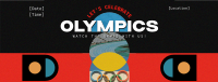 Formal Olympics Watch Party Facebook cover Image Preview