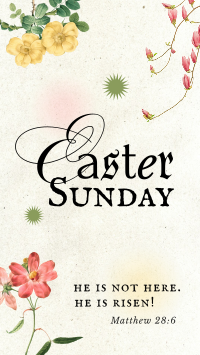 Easter Floral Instagram reel Image Preview
