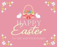 Easter Bunny Facebook Post Design