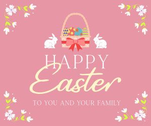 Easter Bunny Facebook post Image Preview