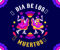 Lets Dance in Dia De Los Muertos Facebook post Image Preview