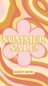 Groovy Summer Sale Instagram Reel Image Preview