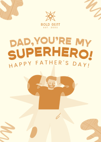 Father's Day Scribble Poster Image Preview