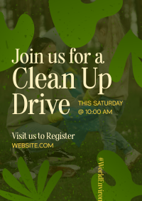 Clean Up Drive Poster Design
