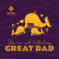 Whaley Great Dad Instagram Post Design