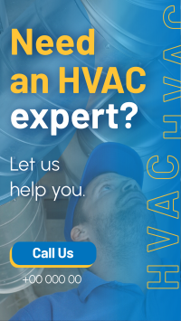 HVAC Expert Instagram story Image Preview