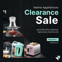 Appliance Clearance Sale Instagram post Image Preview