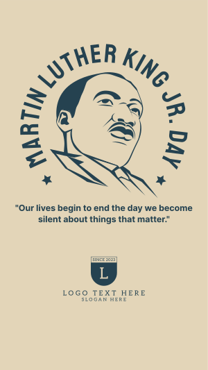 Martin Luther King Jr. Instagram story Image Preview