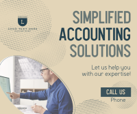 Accounting Solutions Expert Facebook Post Design