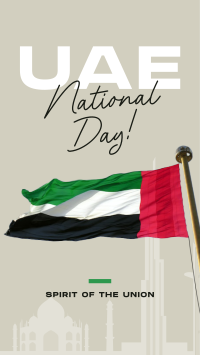 UAE National Flag Facebook Story Design