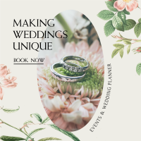Wedding Rings Instagram Post Design