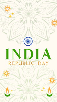 Decorative India Day Instagram Story Design