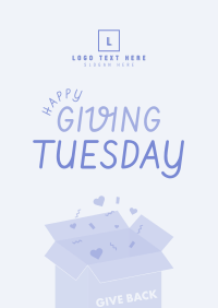 Cute Giving Tuesday Flyer Image Preview
