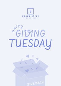 Cute Giving Tuesday Flyer Image Preview