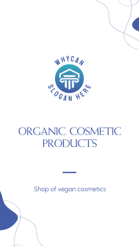 Organic Cosmetic Instagram story Image Preview
