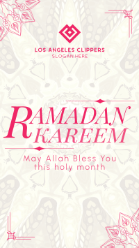 Psychedelic Ramadan Kareem Video Image Preview
