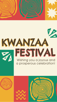Tribal Kwanzaa Festival Instagram story Image Preview