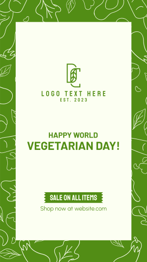 Vegetarian Day Facebook Story Image Preview
