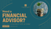 Professional Financial Advisor Facebook Event Cover Design
