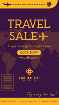 Travel Agency Sale TikTok video Image Preview