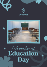 Education Day Celebration Flyer Design