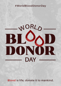 World Blood Donor Badge Flyer Image Preview