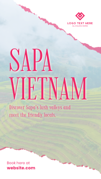 Vietnam Rice Terraces Instagram reel Image Preview