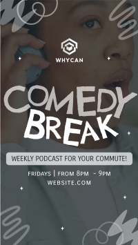 Comedy Break Podcast Facebook story Image Preview