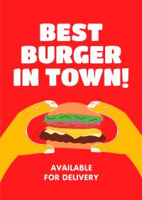 The Best Burger Poster Image Preview
