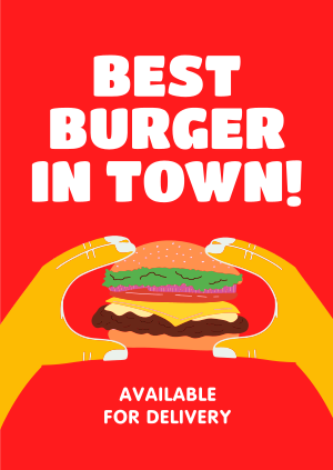 The Best Burger Poster Image Preview