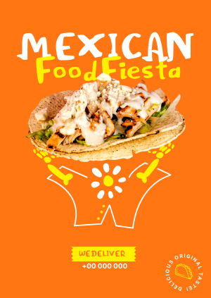 Taco Fiesta Poster