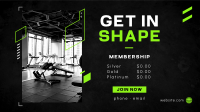 Gym Membership Facebook Event Cover Design
