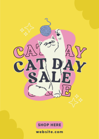 Meow Day Sale Flyer Image Preview